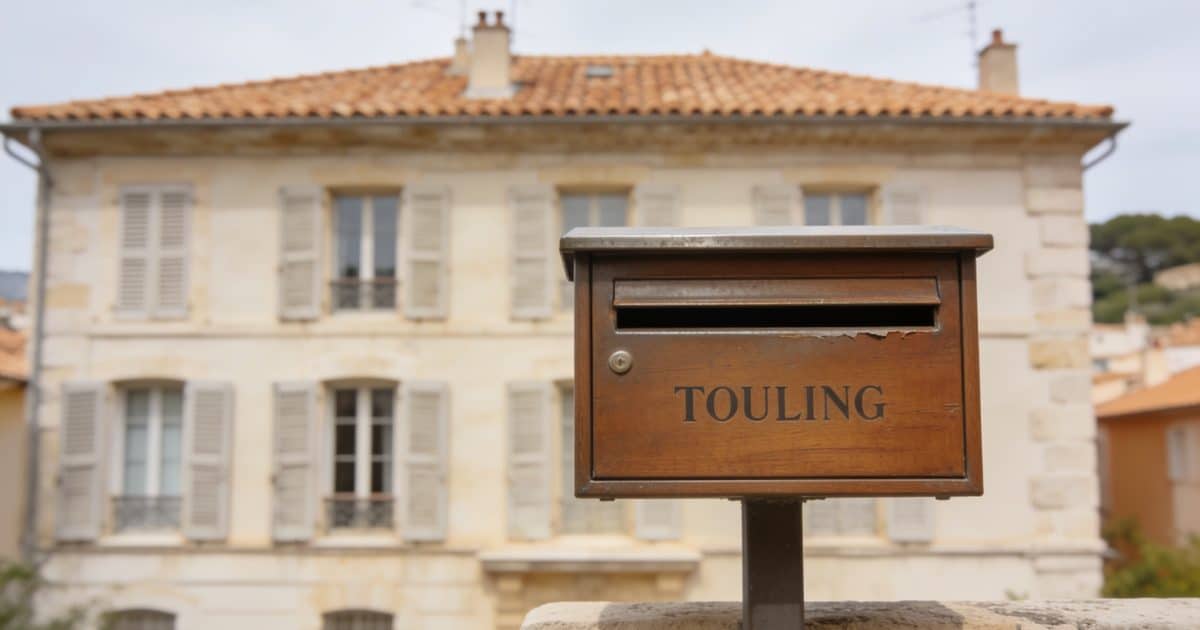 Boîte aux lettres en face d'un immeuble à Toulon